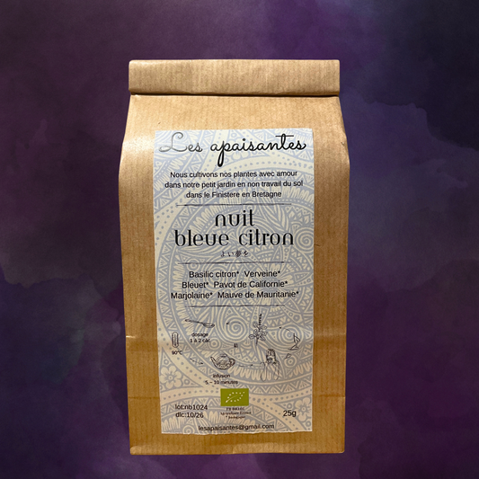 -Organic herbal blend- Nuit bleu citron