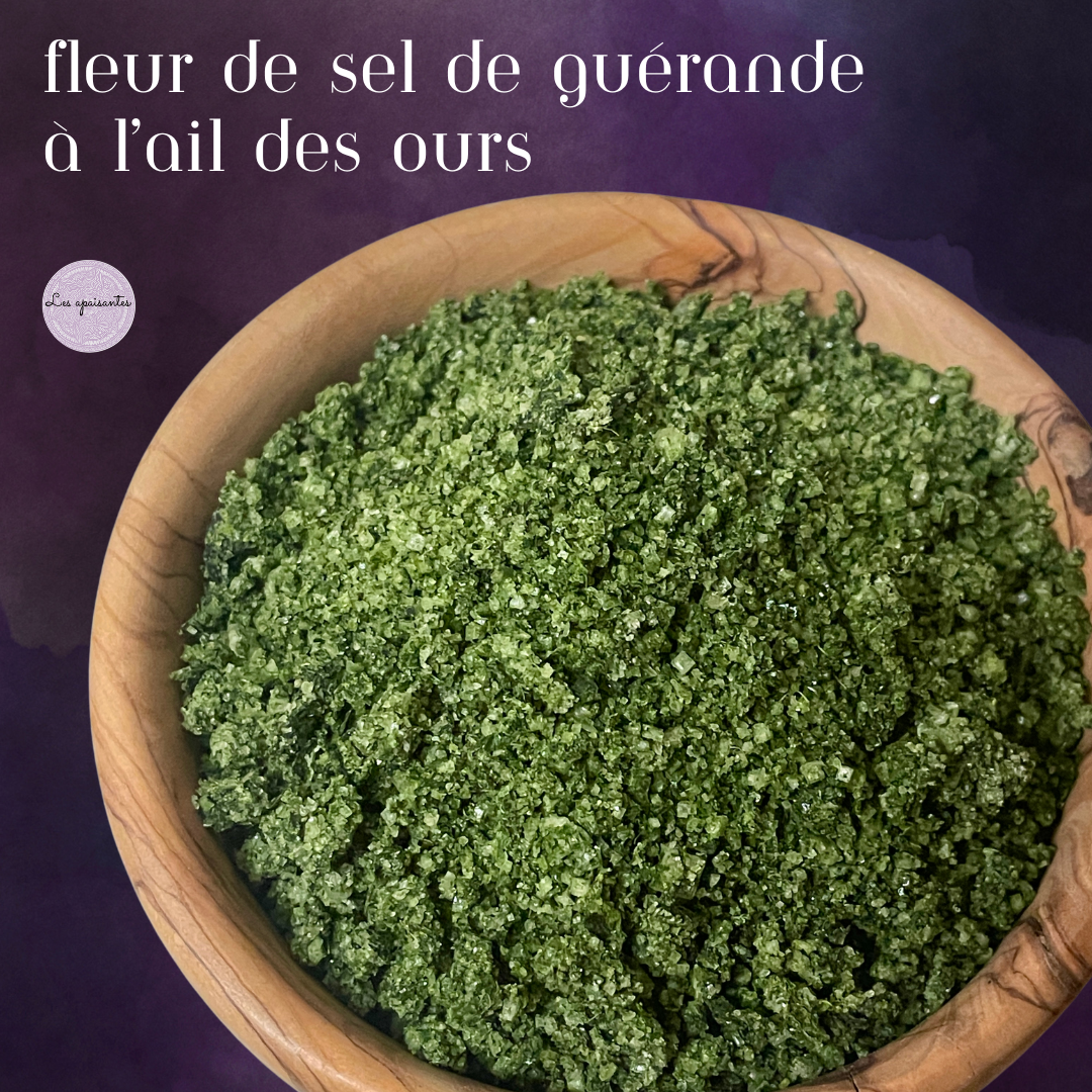 Fleur de sel de Guérande à l'ail des ours 【Limited Edition】