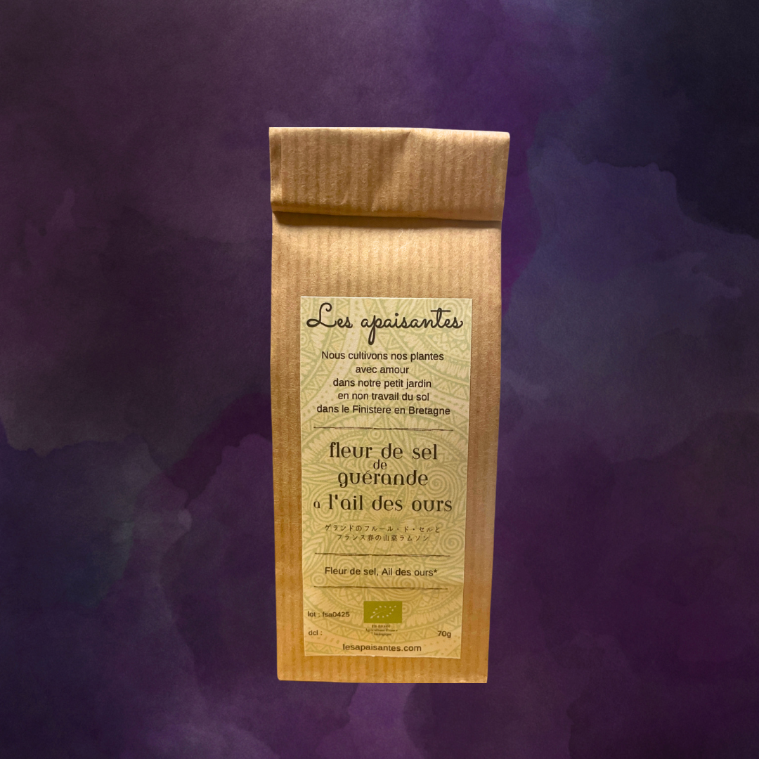 Fleur de sel de Guérande à l'ail des ours 【Limited Edition】