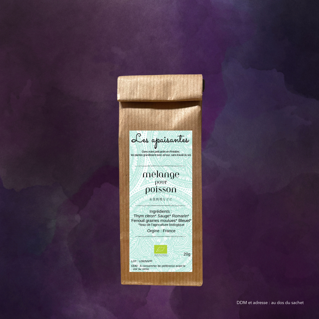 - Aromates BIO - Mélange pour poisson 20g