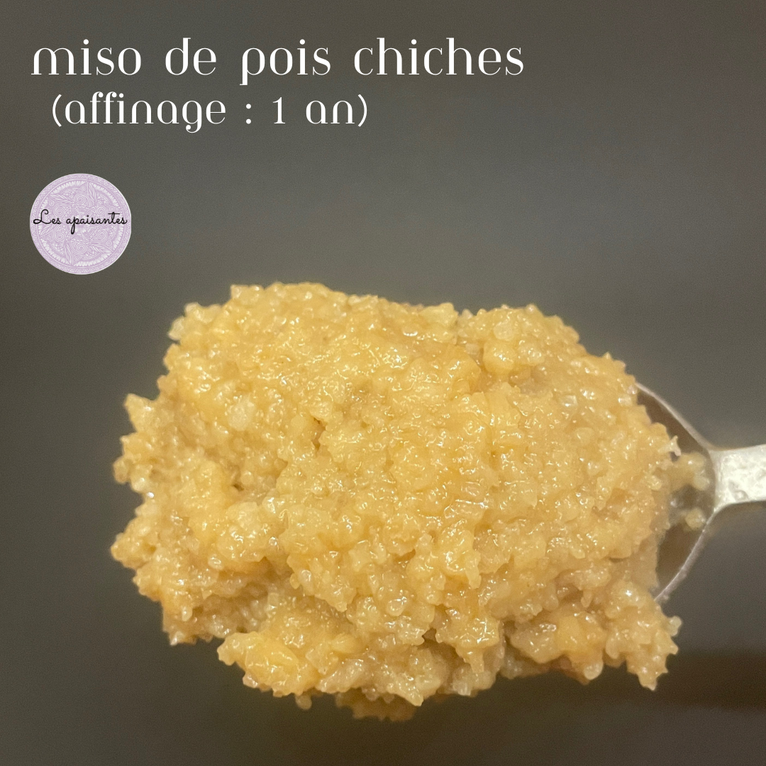 - Miso artisanal BIO -  Miso de riz-pois chiches