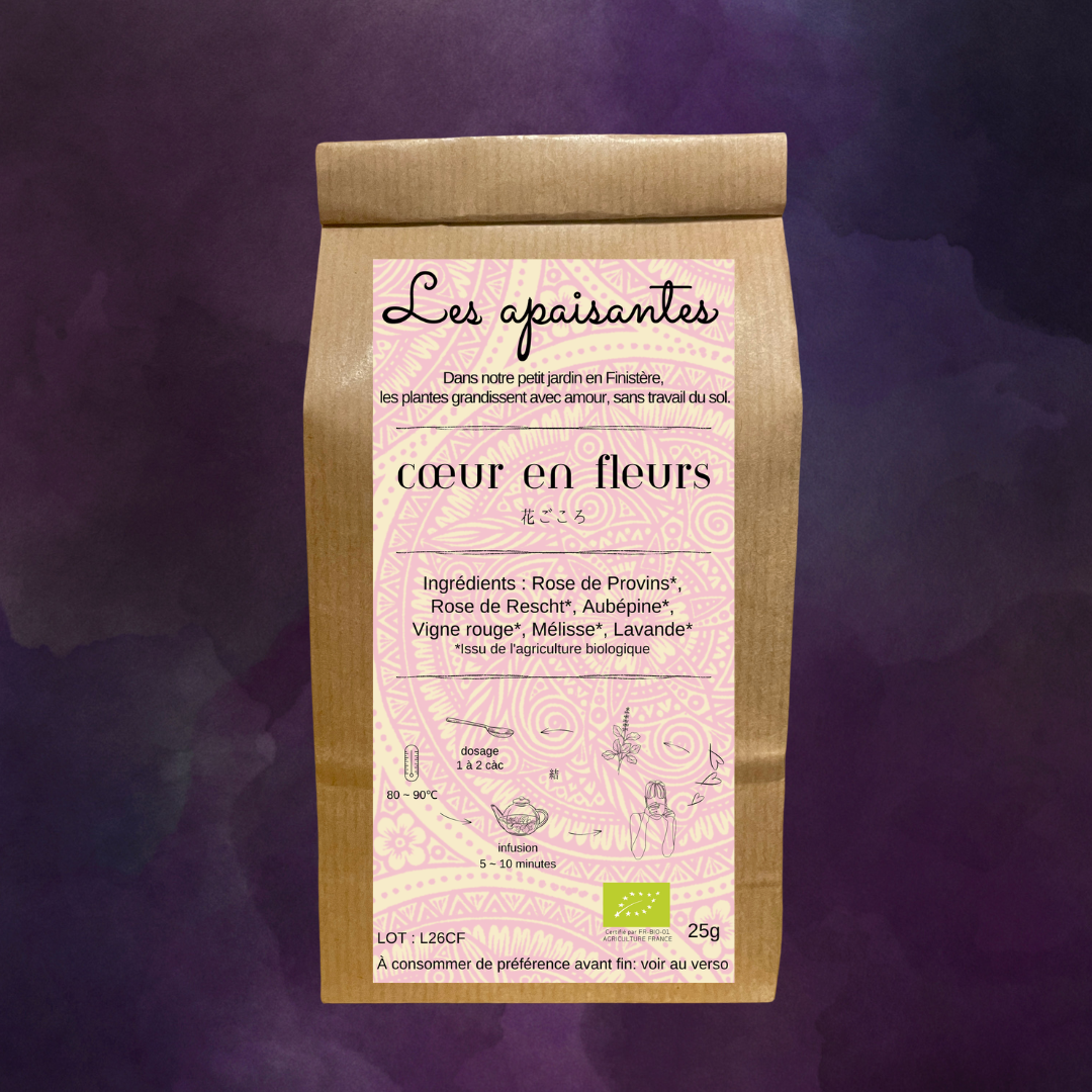 - Tisane BIO -  Cœur en fleurs  【Édition limitée】