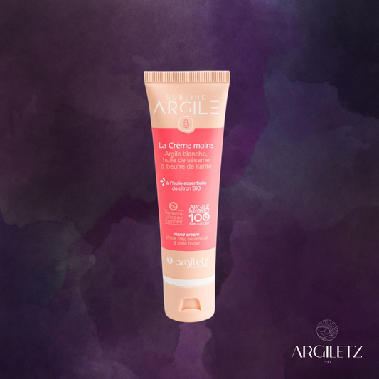 - 高品質フレンチクレイ ARGILETZ -　Crème pour les mains à l’argile blanche / ホワイトクレイのハンドクリーム